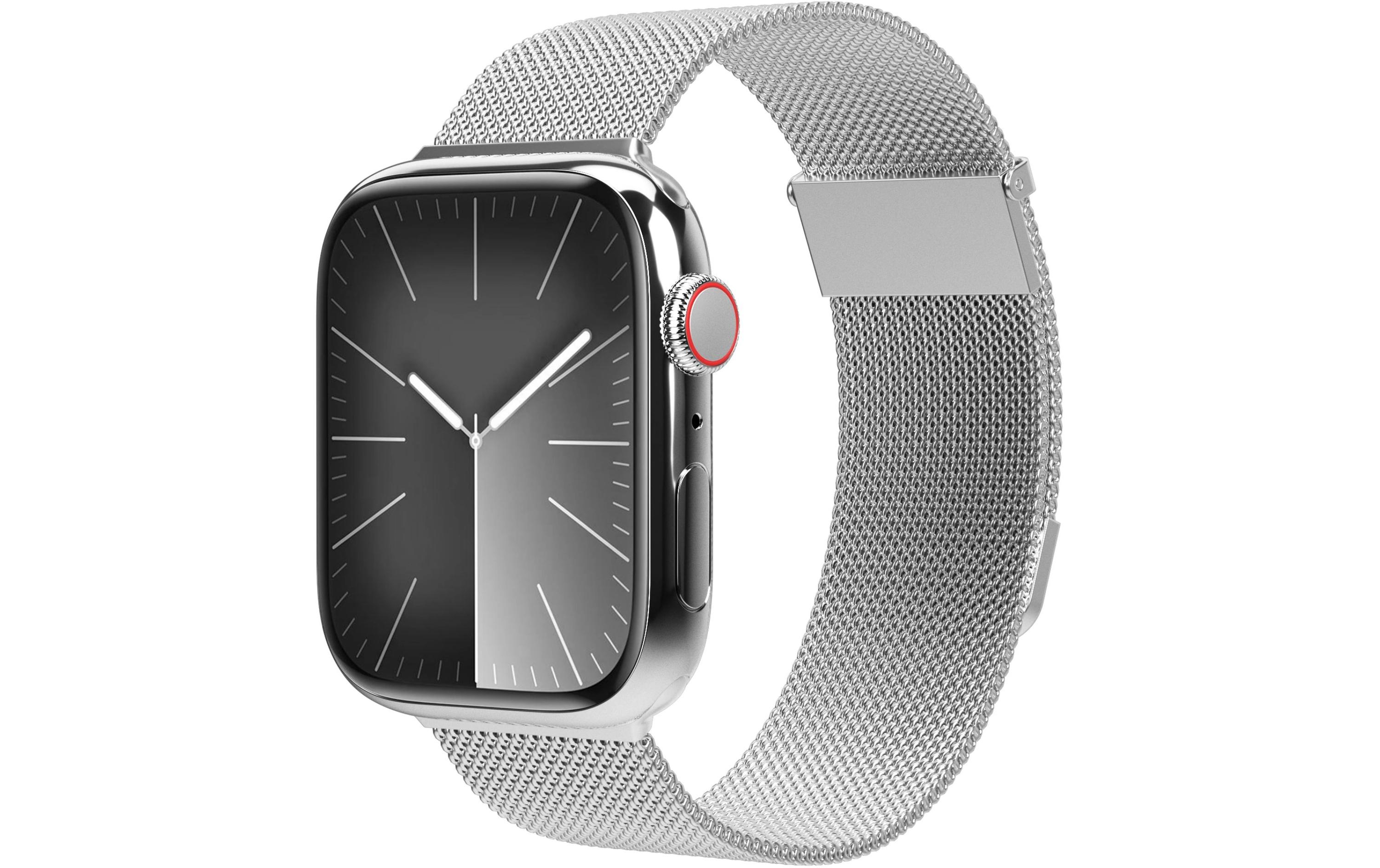 Armband Milanese Loop 2 Apple Watch 38/44/45/49 mm SilverEdelstahl-Armband für Apple Watch 38/44/45/49 mm