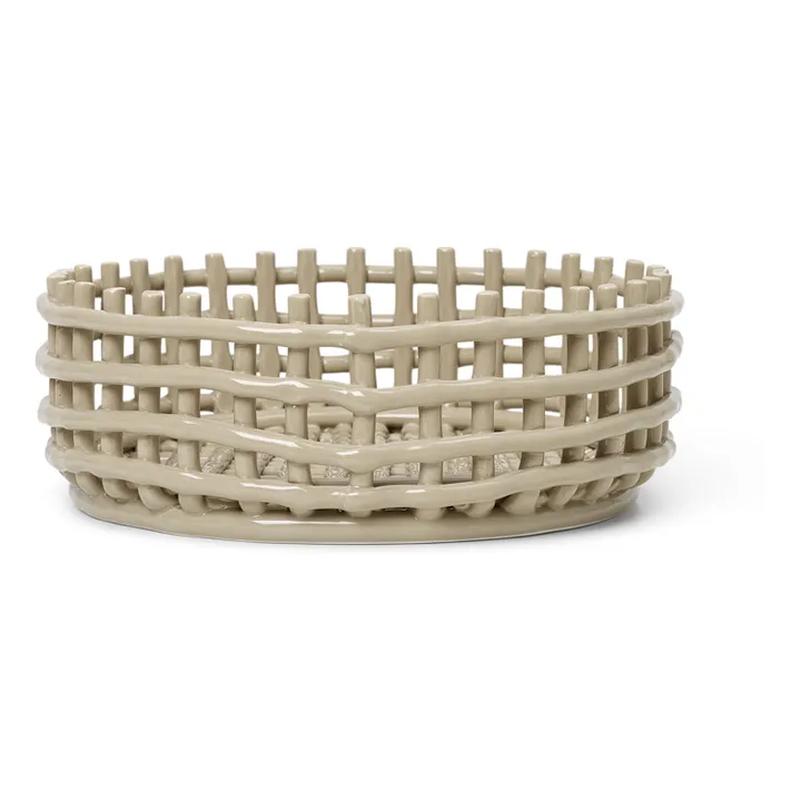 Ferm Living Coupelle à fruit en céramique | Crème