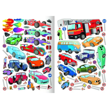 ars Edition Wow! Das Metallic Stickerbuch