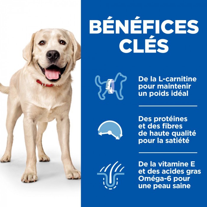 HILL'S Science Plan Light Large Adult au Poulet - Croquettes pour chien