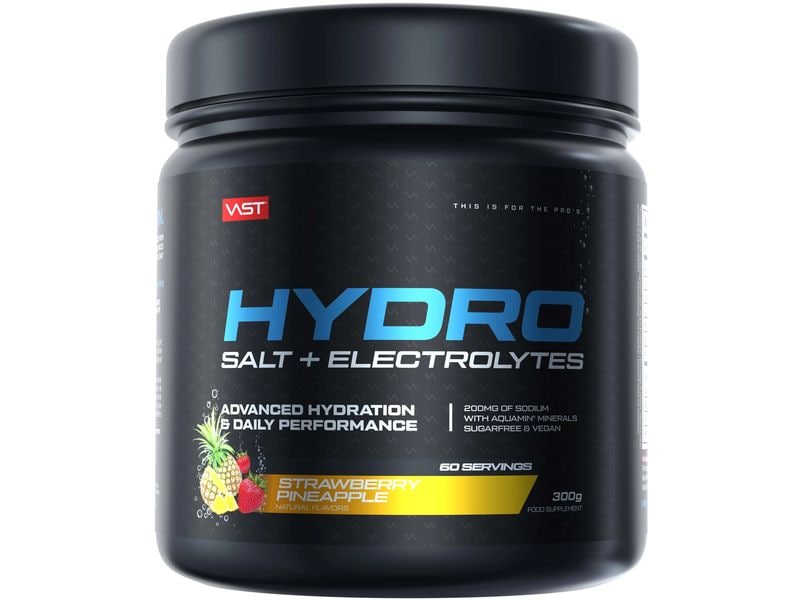 VAST Pulver Hydro Dose: 300g, Strawberry Pineapple Energiereiches Elektrolytgetränk