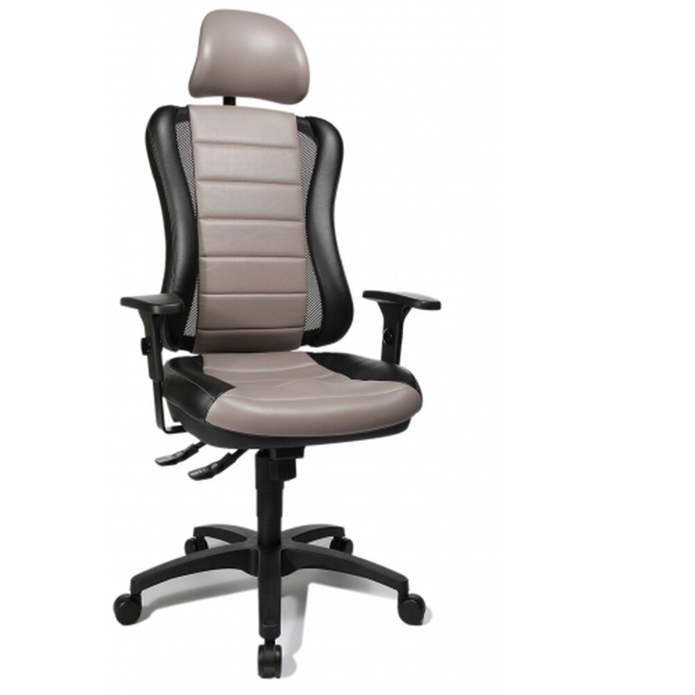 Profi Bürostuhl HEAD POINT RS Stoff mit Armlehnen Topstar
