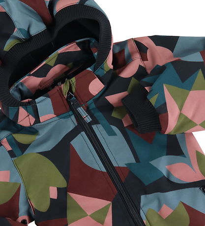 Danef? Softshelljakke m. Fleece - Danolivia - Blåck Geofleur