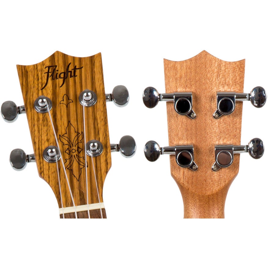 Flight Designer Series DUS320 SP/ZEB sopraan ukelele met gigbag