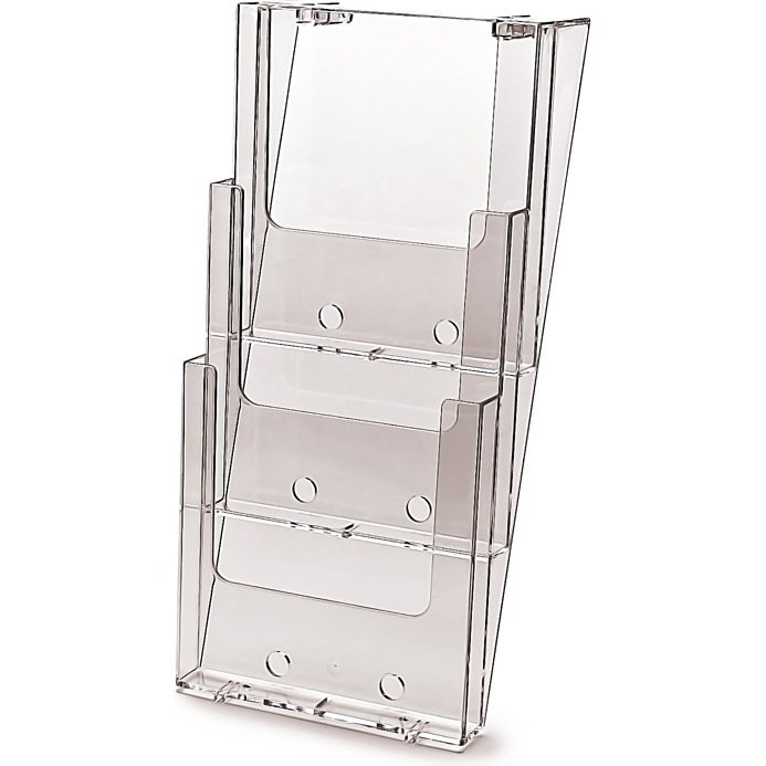 Porte-brochures mural A4 transparent Taymar®
