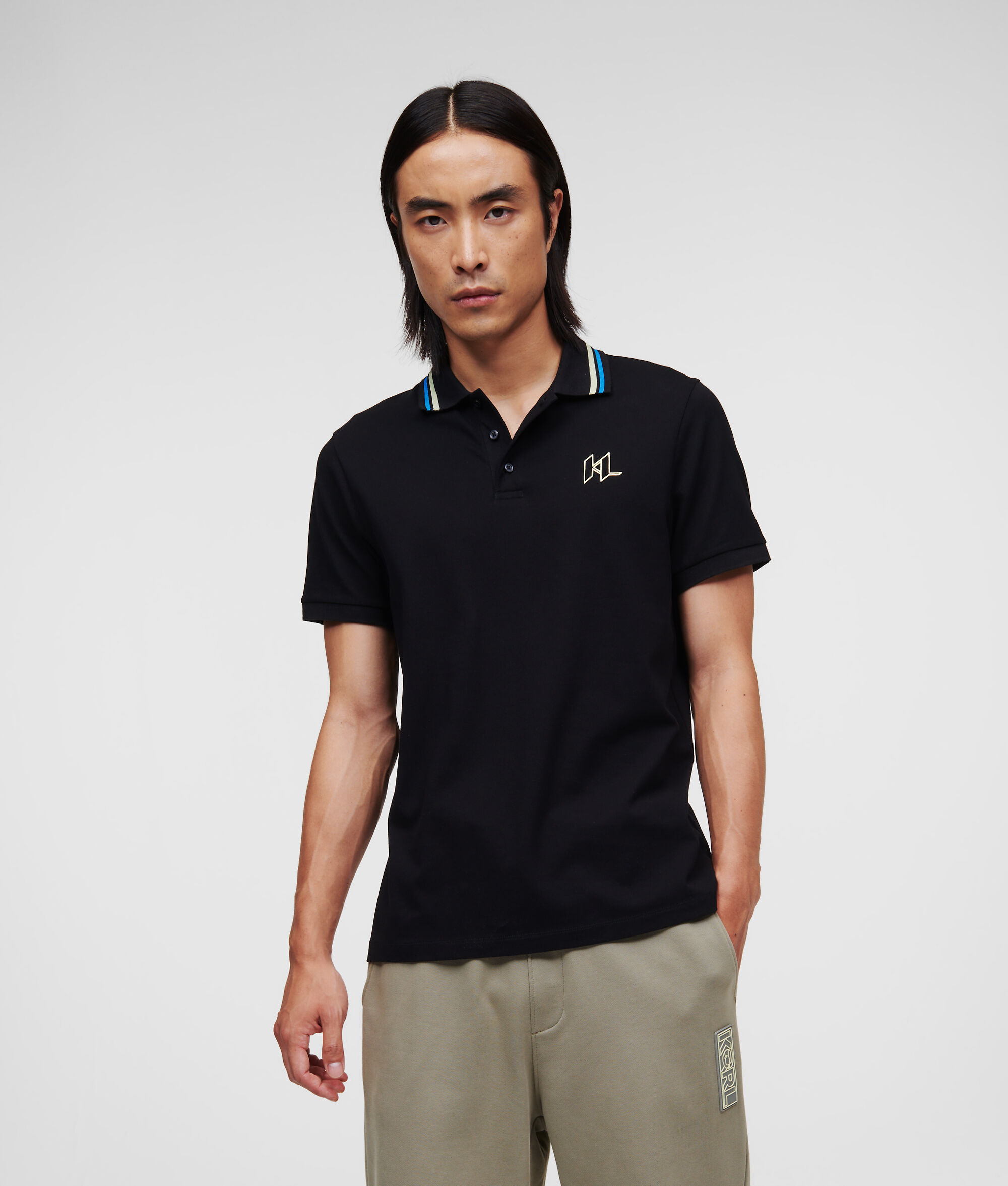 POLO À BRODERIE KL GRAFFITI