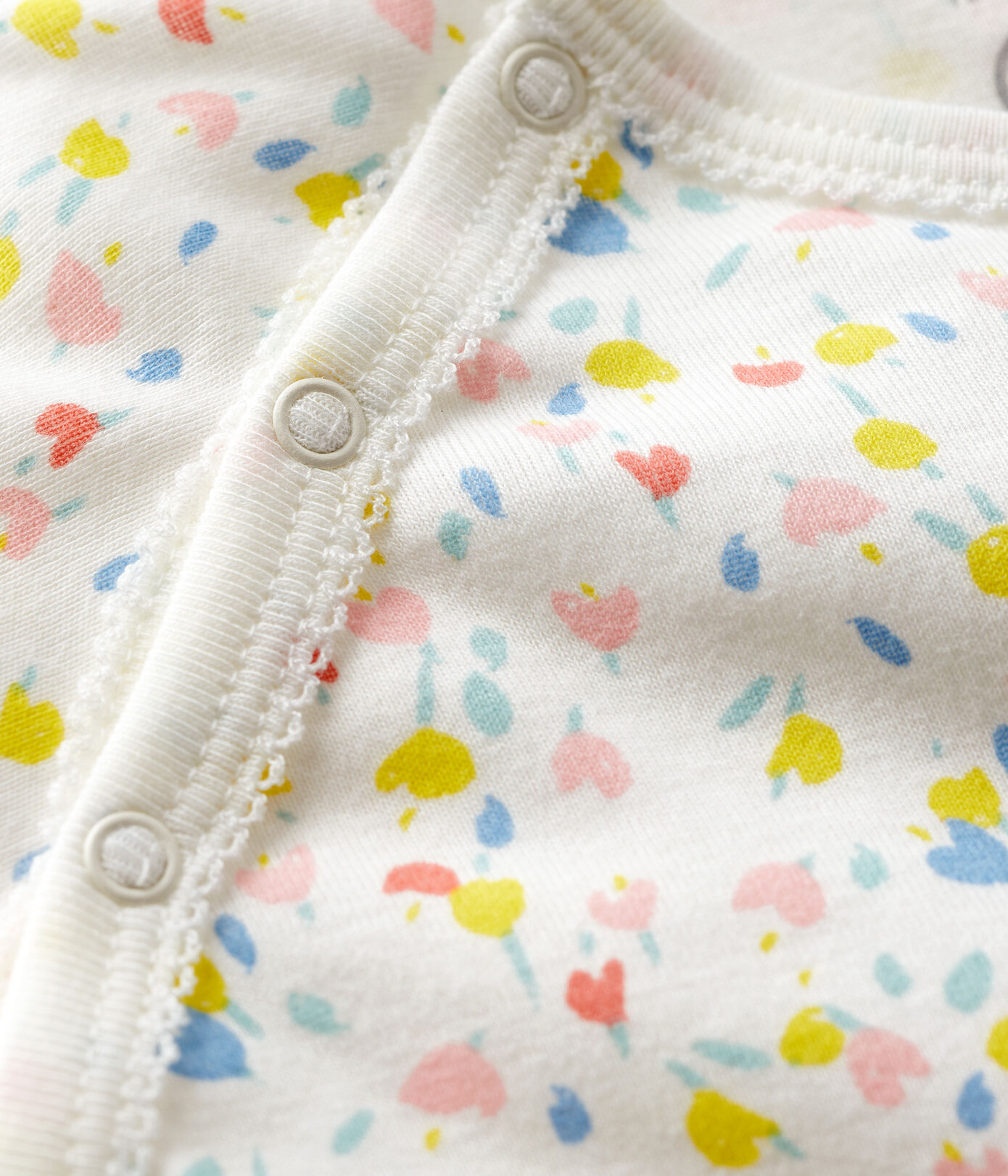 Dors-bien fleuri bébé en coton biologique