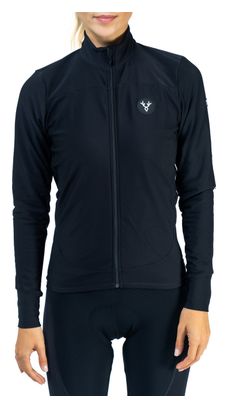 Maillot Manches Longues Femme LeBram Ventoux Uni Noir