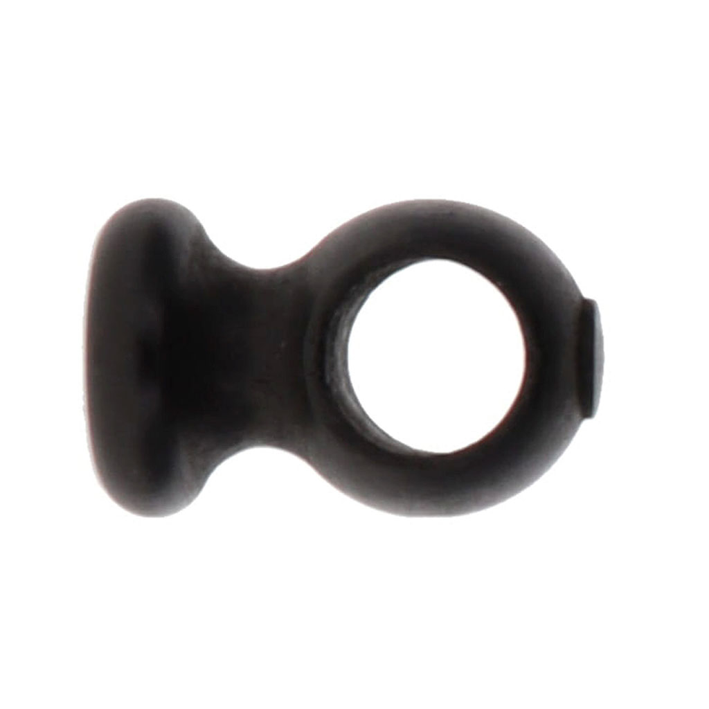 Lot de 2 supports pour plafond noir mat D28mm