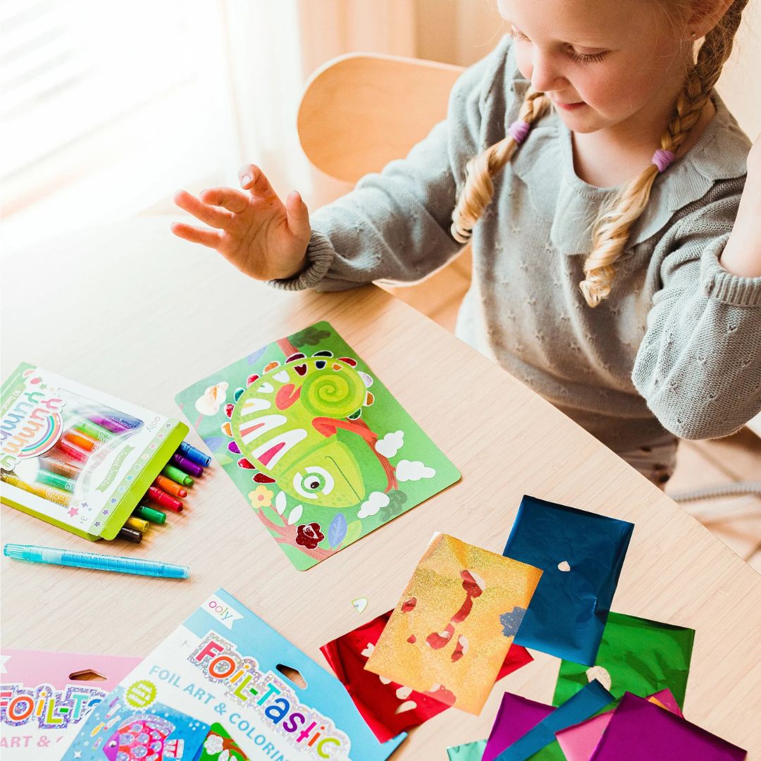 Ooly knutselset foil-tastic - awesome animals