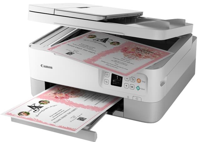 Canon Pixma TS7451i farve inkjet 3-i-1 printer (hvid)