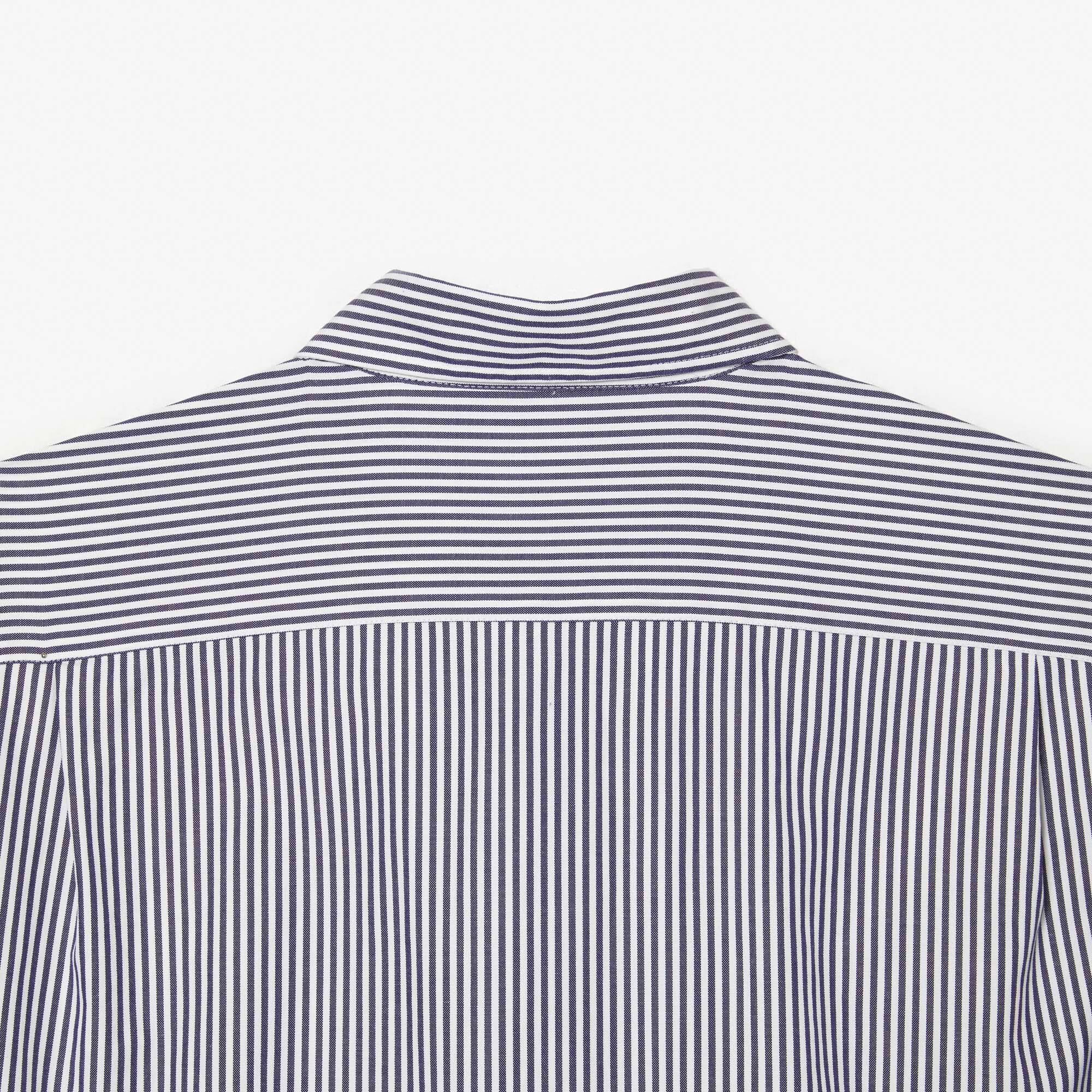 Chemise regular fit en coton à rayures Manches Longues - Blanc - Lacoste - Homme
