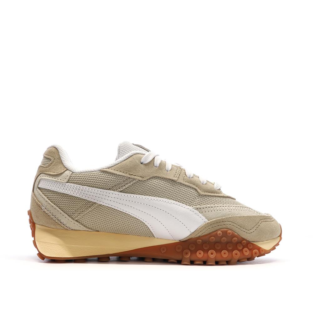 Puma Baskets Beige/Blanc Homme/Ado Puma Rider Washed