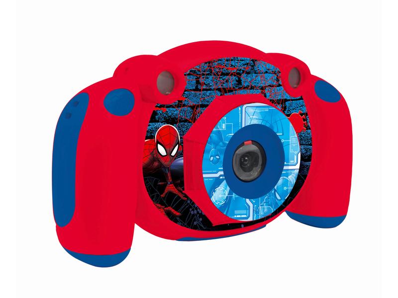 Lexibook Kinderkamera Spider-Man Blau/Rot Funktionsreiche Kamera für junge Abenteurer und angehende Fotografen