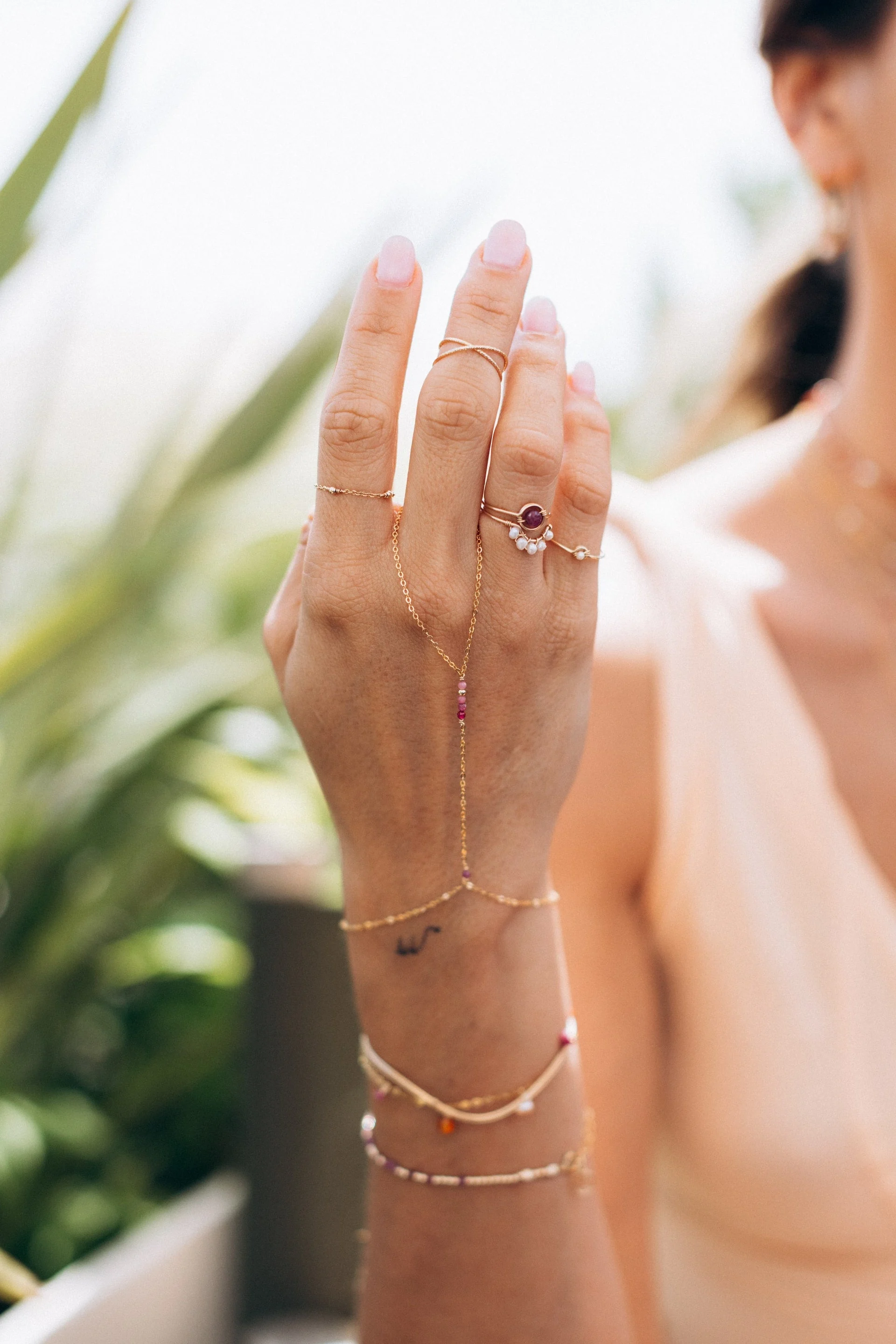 SWAN - Bague - rubis | Rose
