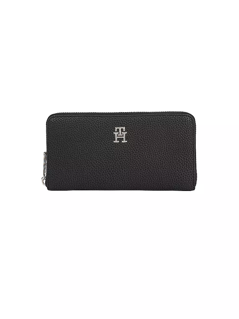 TOMMY HILFIGER Geldbörse TH EMBLEM Large schwarz