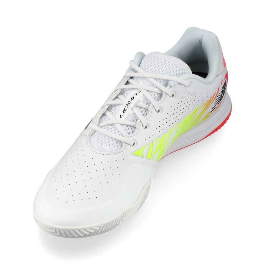 New Balance Furon V8 Pro IN Flash Point - Blanc/Rouge/Argenté