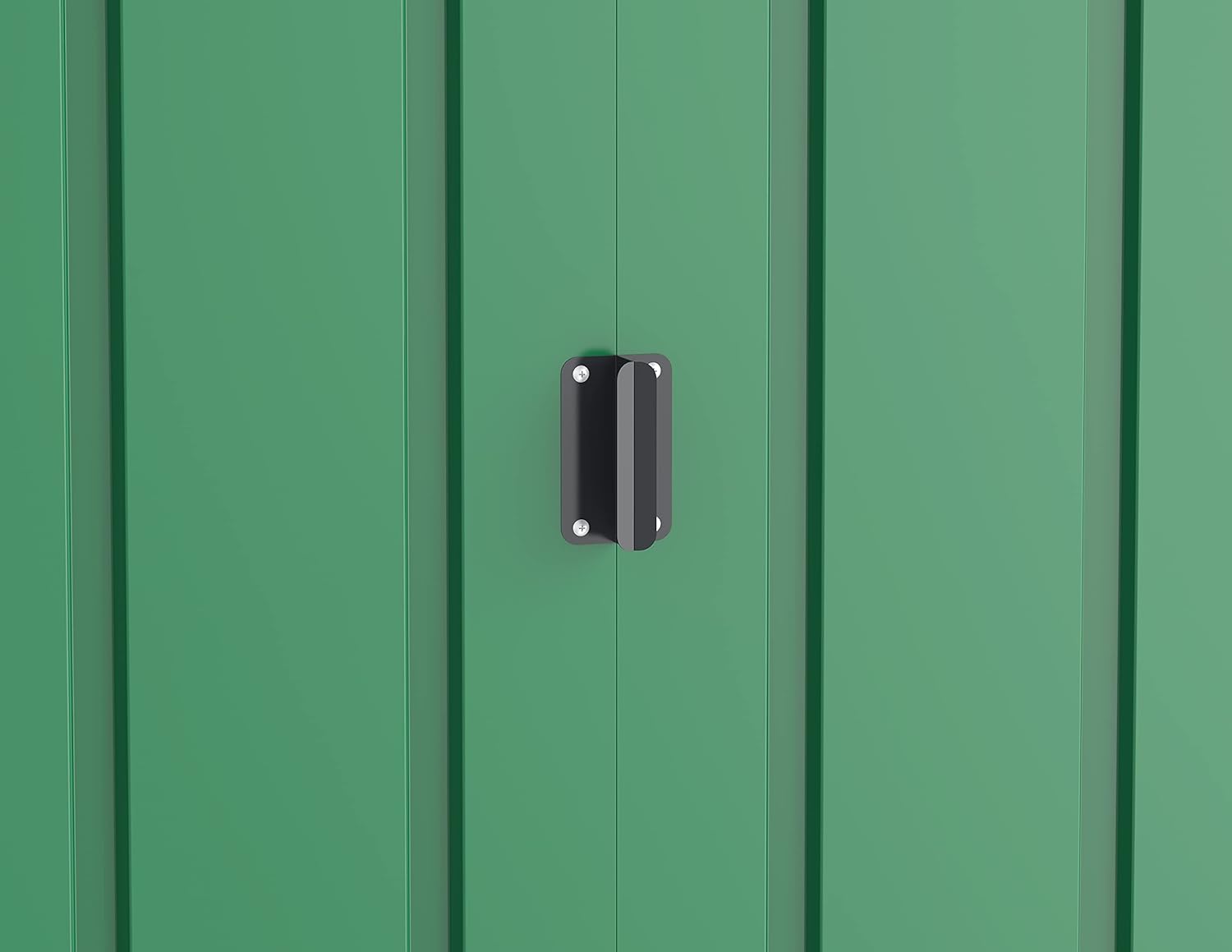 Duramax ECO 10 x 8 (7.28 m²) Abri de Jardin en Métal Galvanisé à Chaud, Abri de Stockage d'Outils, Structure de Toit Renforcée, Abri en Métal Sans Entretien, Vert