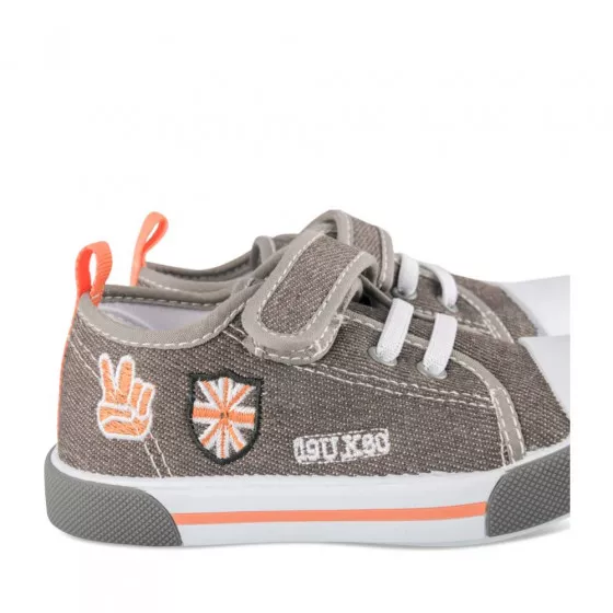 Baskets GRIS CHARLIE & FRIENDS
