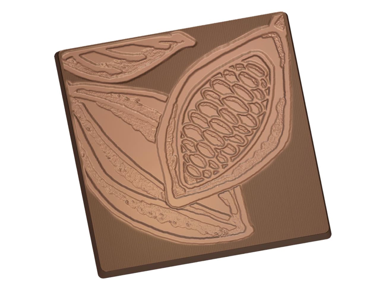 Moule chocolat - 2 cabosses