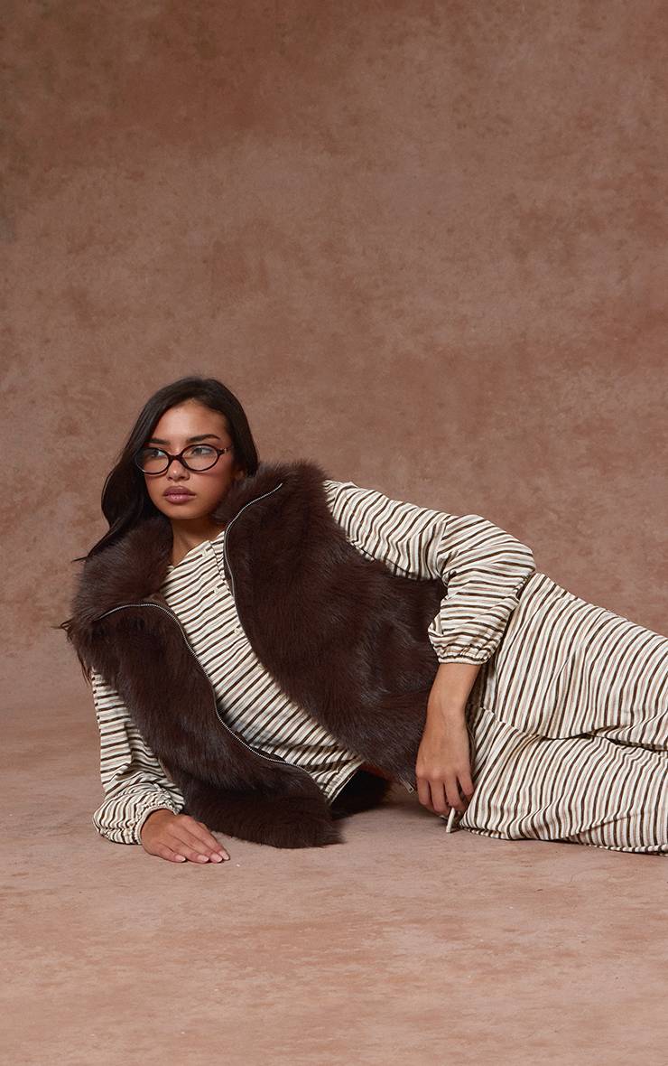 Chocolat Gilet En Synthétique