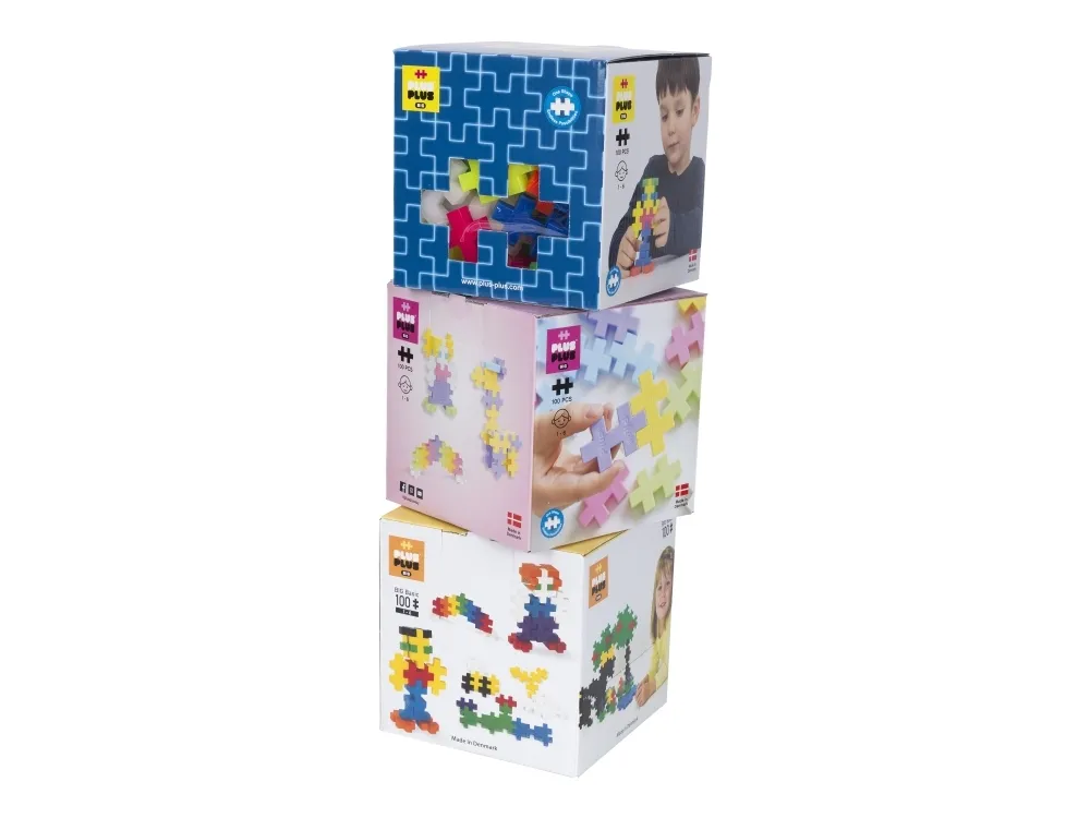 Plus-Plus BIG Neon Mix / 100 pcs