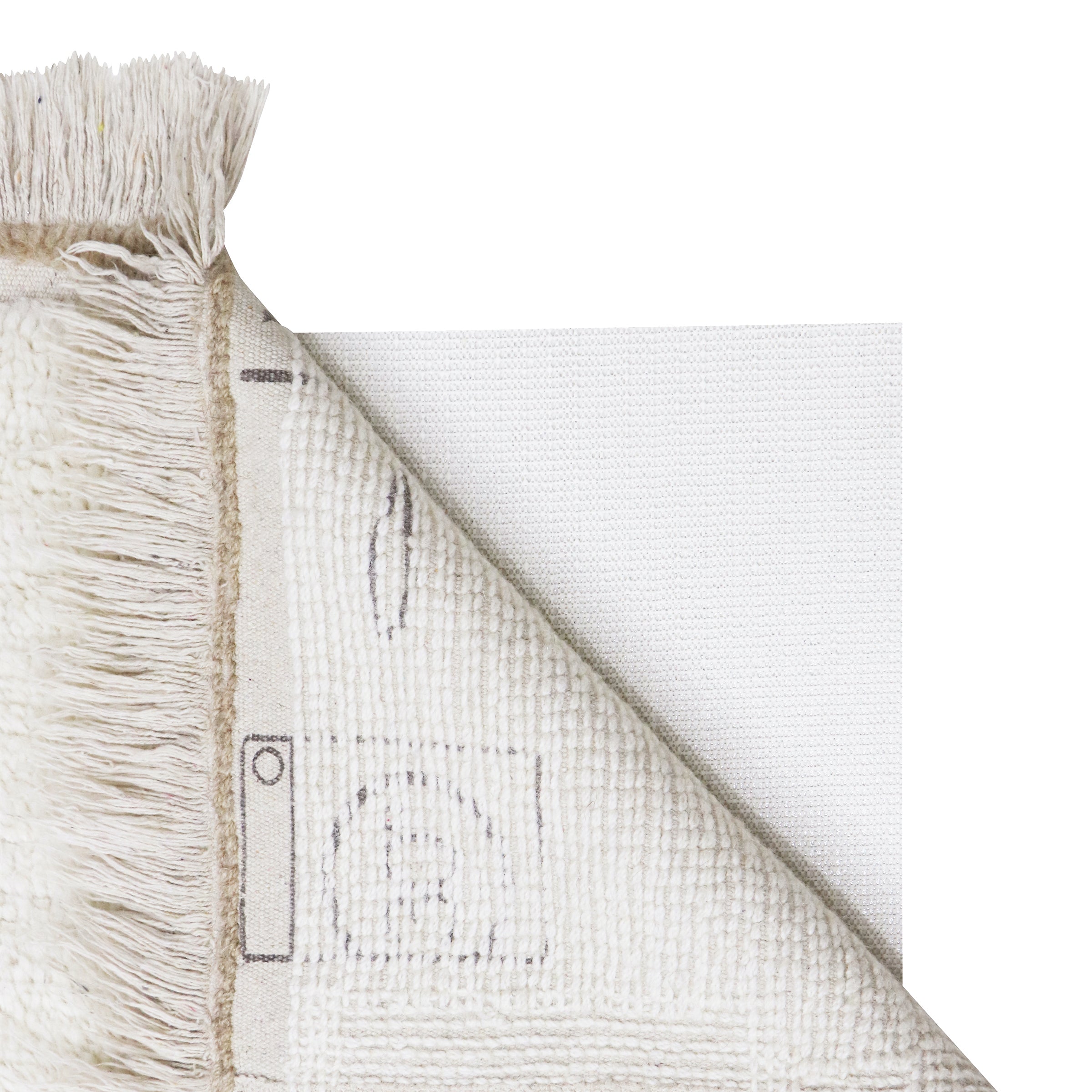 Lorena Canals Steppe Vloerkleed 120 x 170 cm - Sheep White
