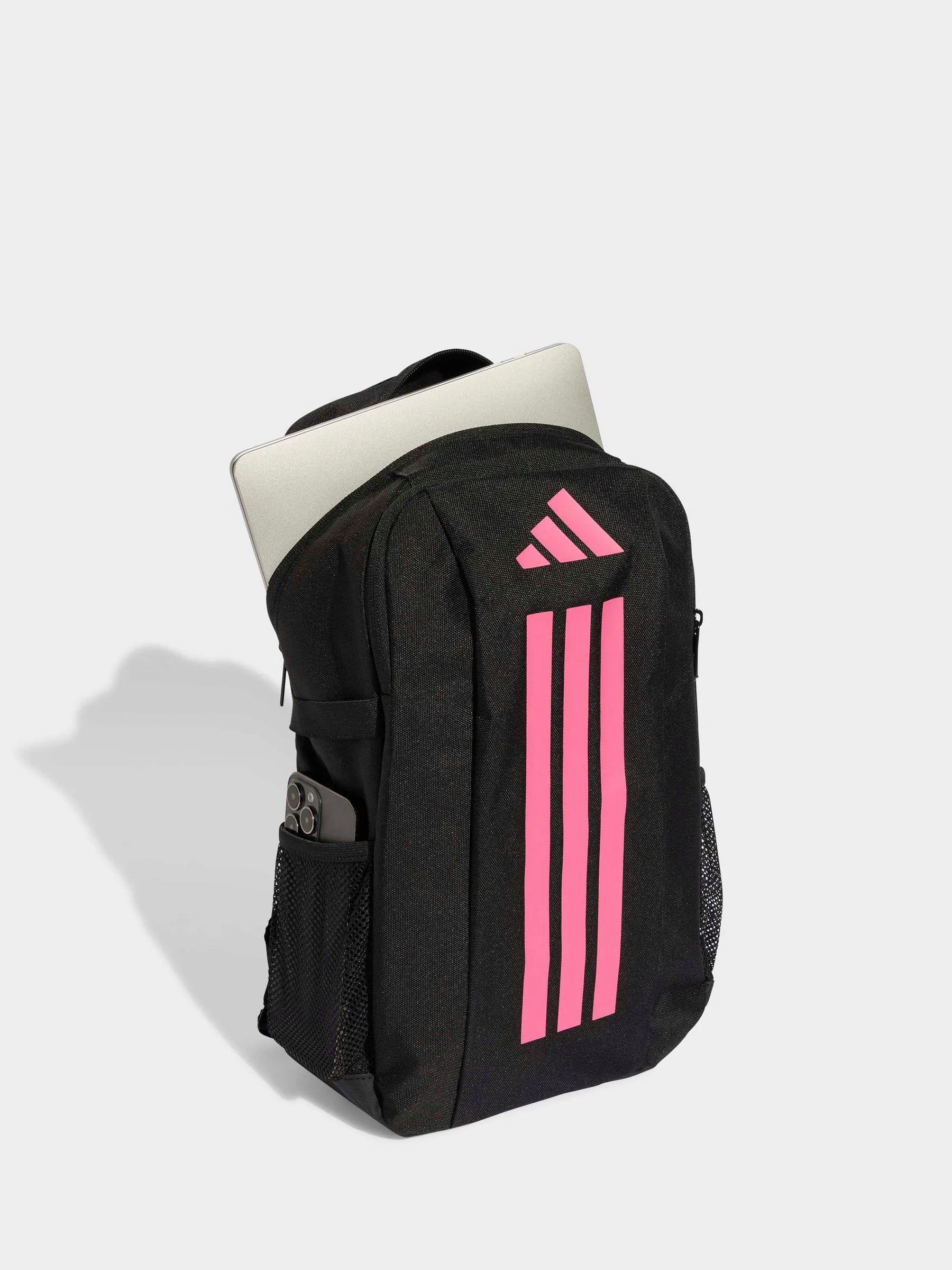Zwart - adidas Kids 3 Stripe Backpack