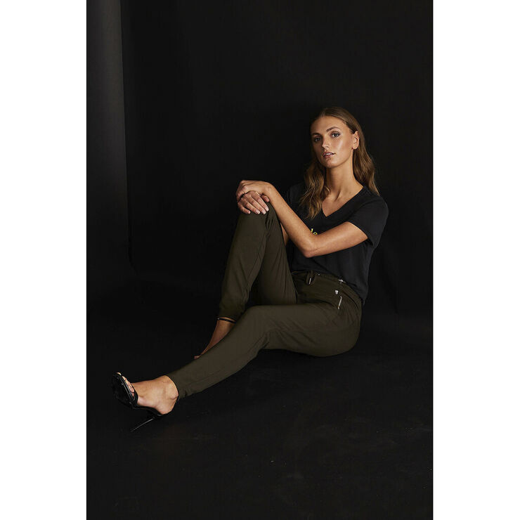 Rue de Femme New Columbine gold Pant Army