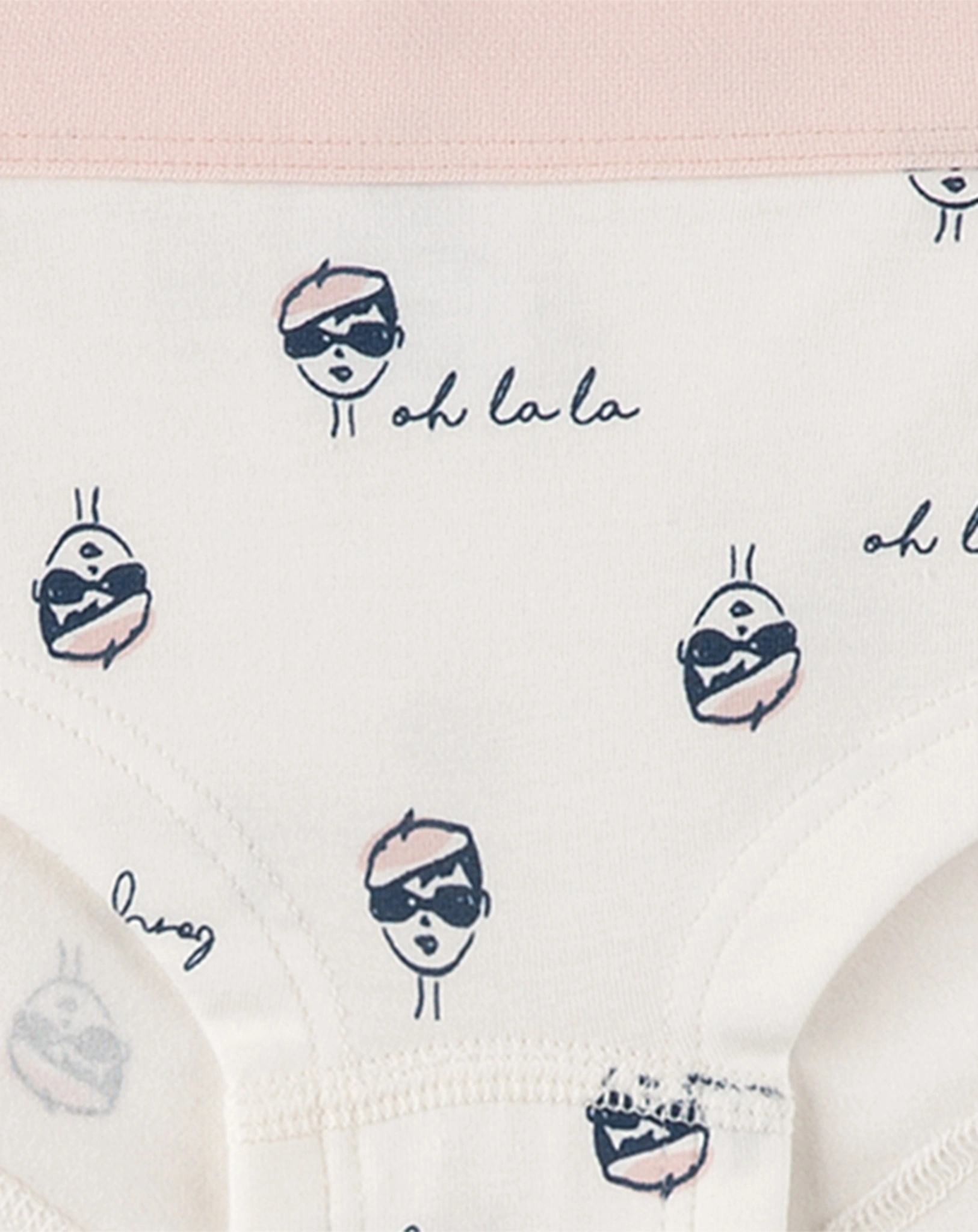 Hipster OHLALA in white pebble