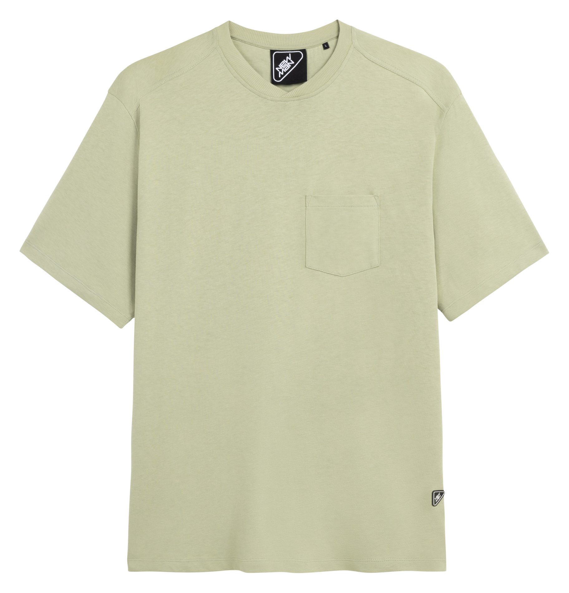 SPOT - Tee-shirt droit col rond en coton biologique | Vert