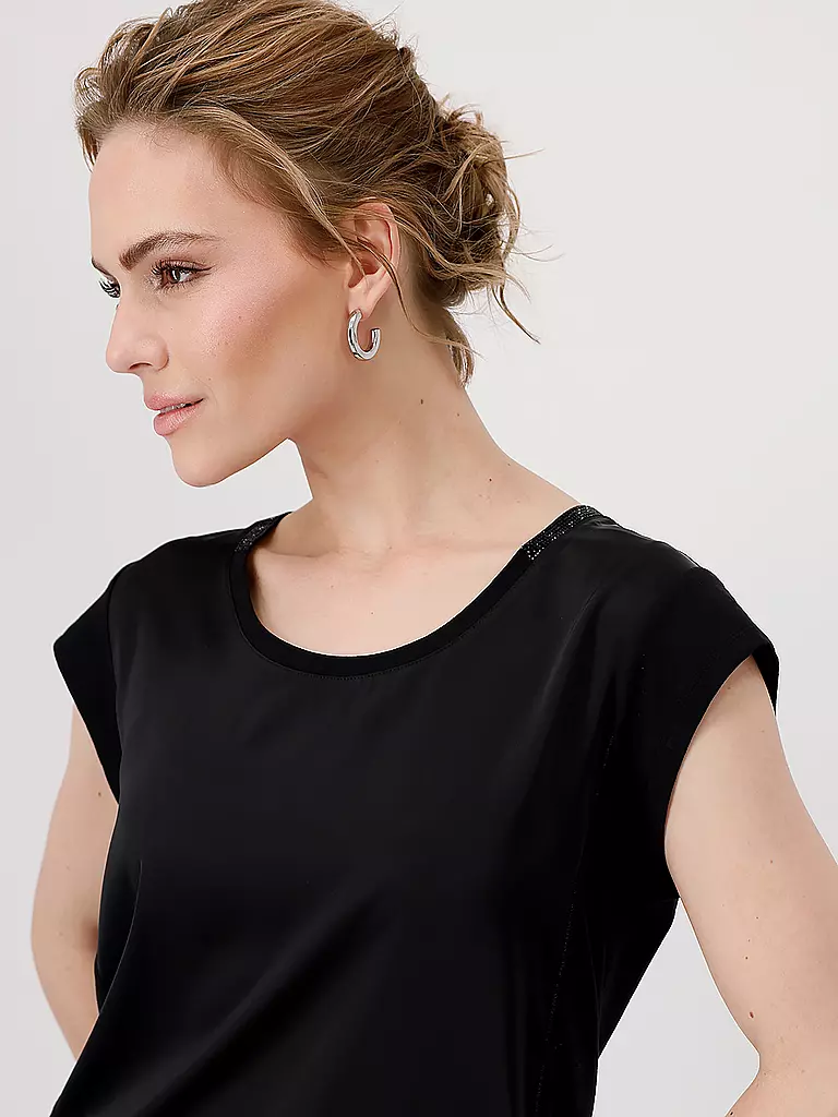 MONARI Blusenshirt schwarz