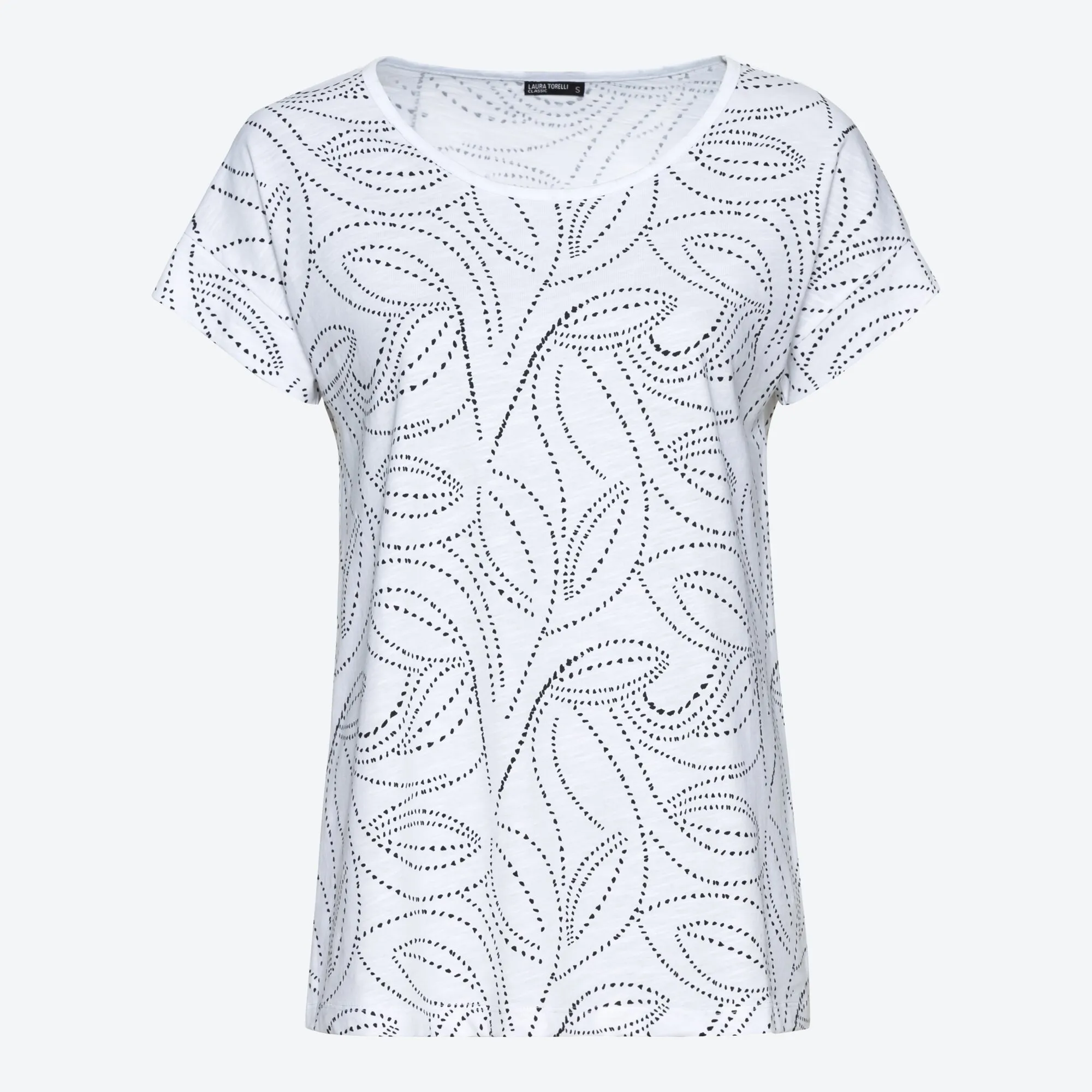 Damen-T-Shirt mit floralem Design
