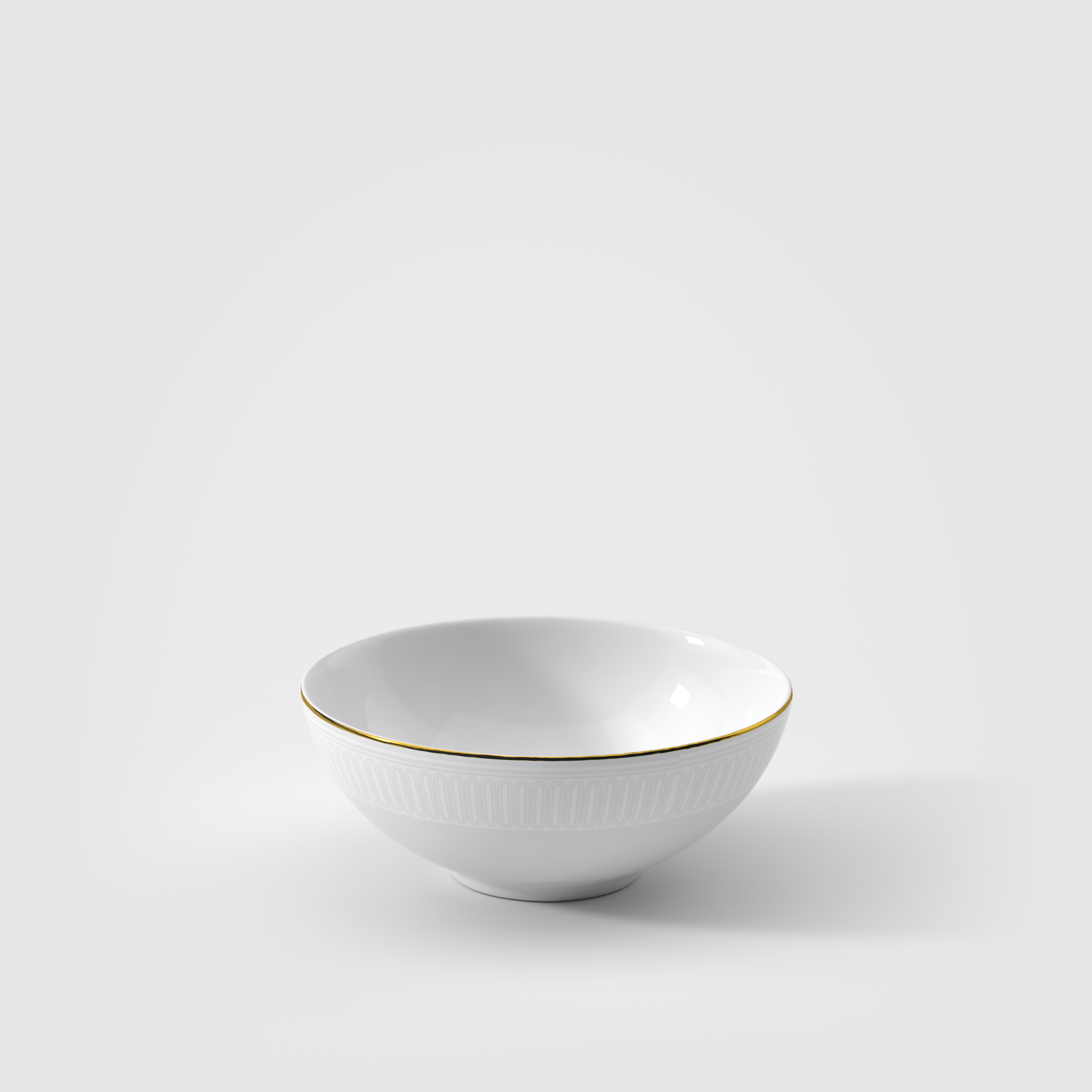 Chateau Septfontaines Dessert bowl White, 4.1 oz, Premium Bone Porcelain