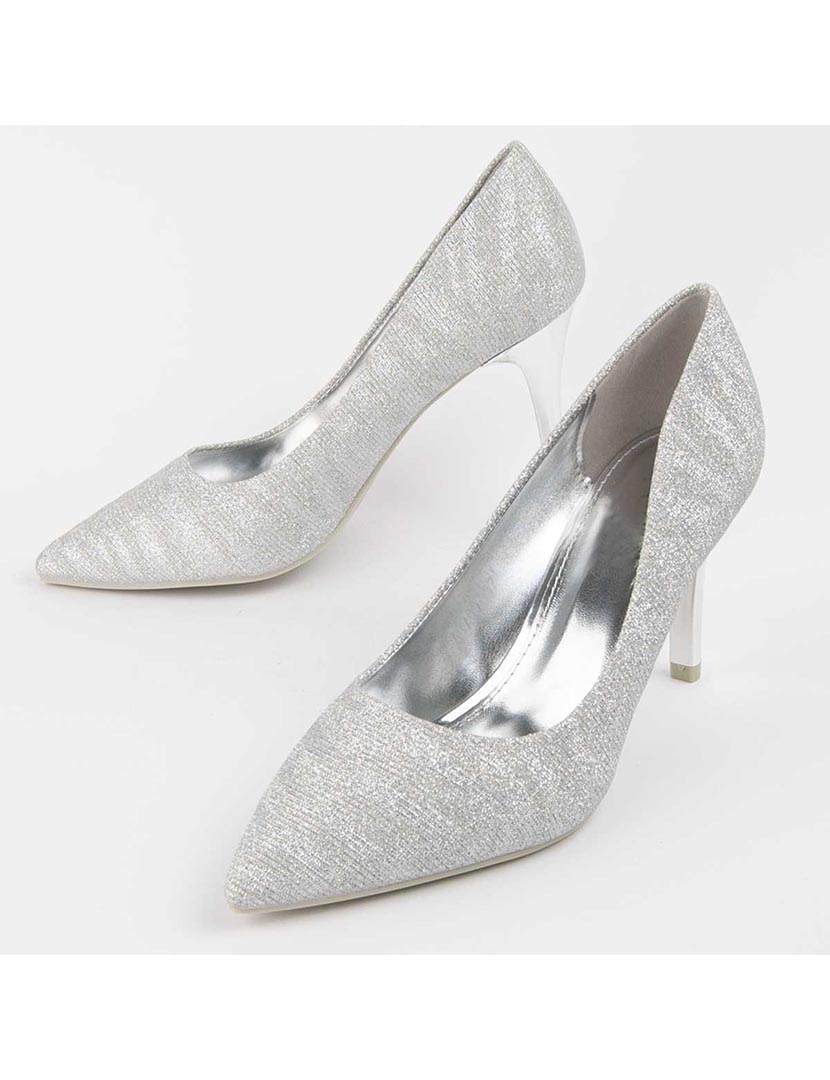 Silver Women's High Heels