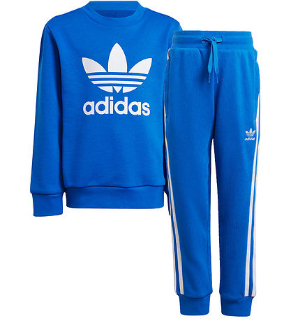 adidas Originals Sweatset - Trefoil - Blau m. Weiß