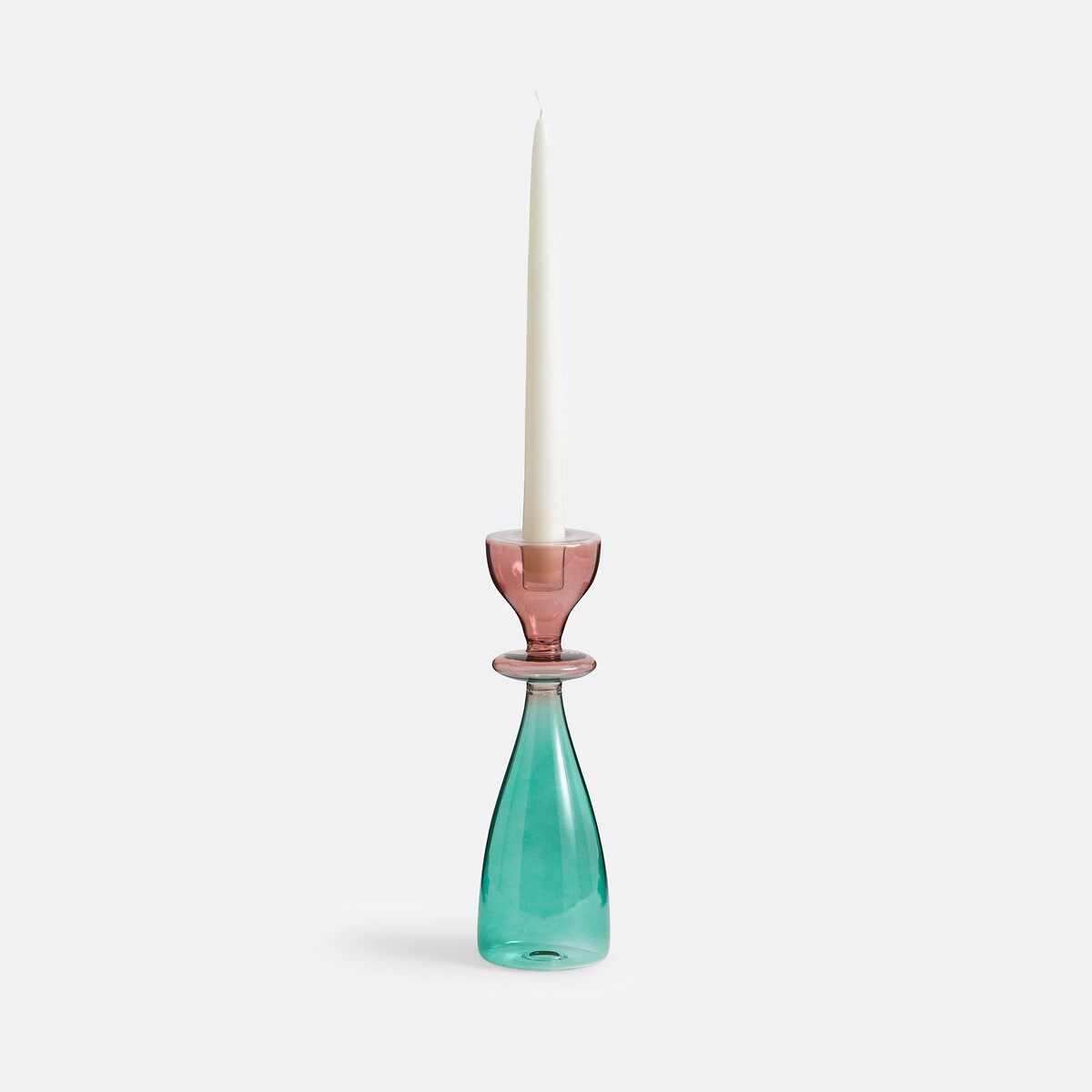 LA REDOUTE INTERIEURS<br>Castiçal de vidro Alt.24 cm, Boamia