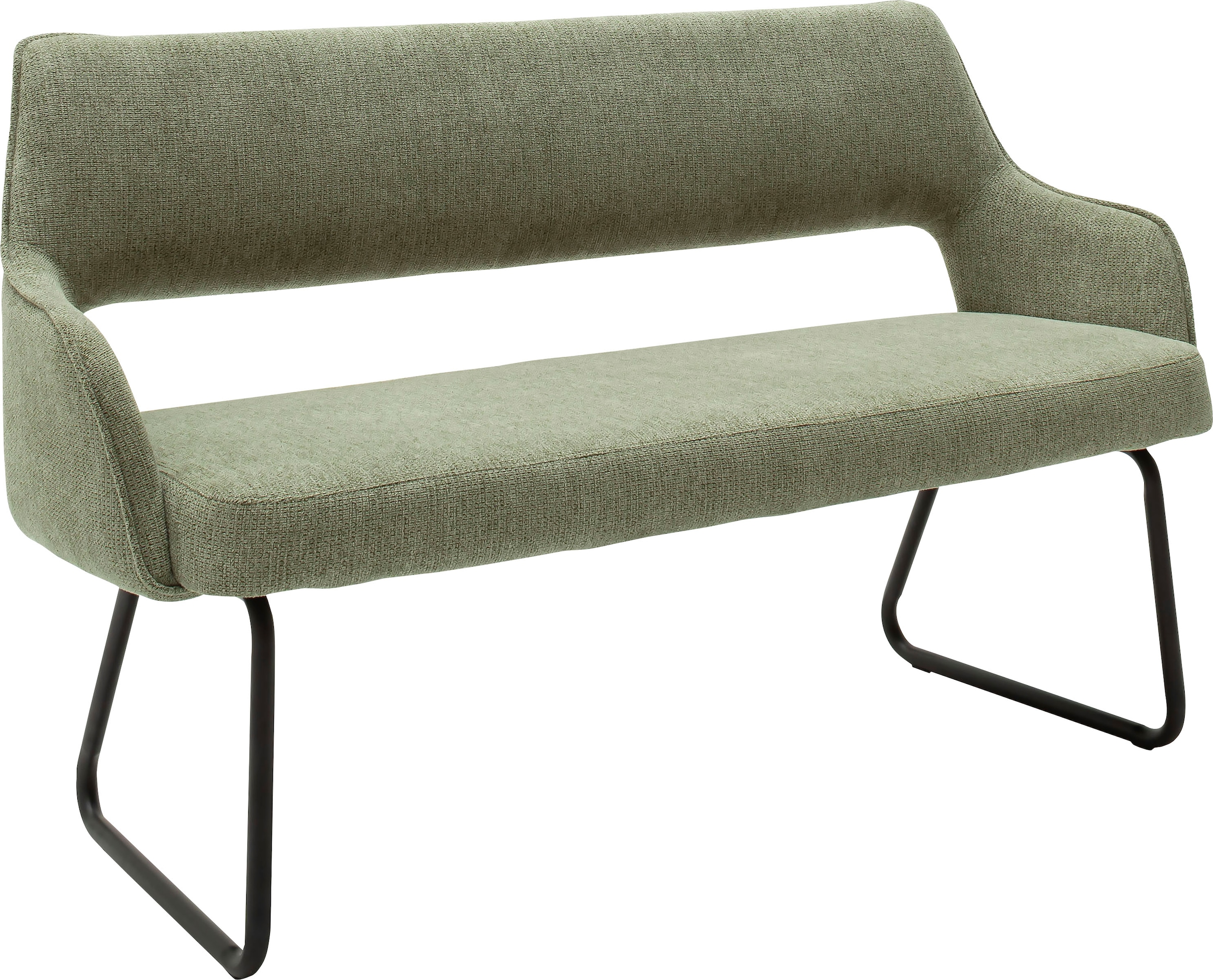 MCA furniture Polsterbank »Bangor« Sitzbank frei im Raum stellbar,Stoffbezug, Breite 175 cm