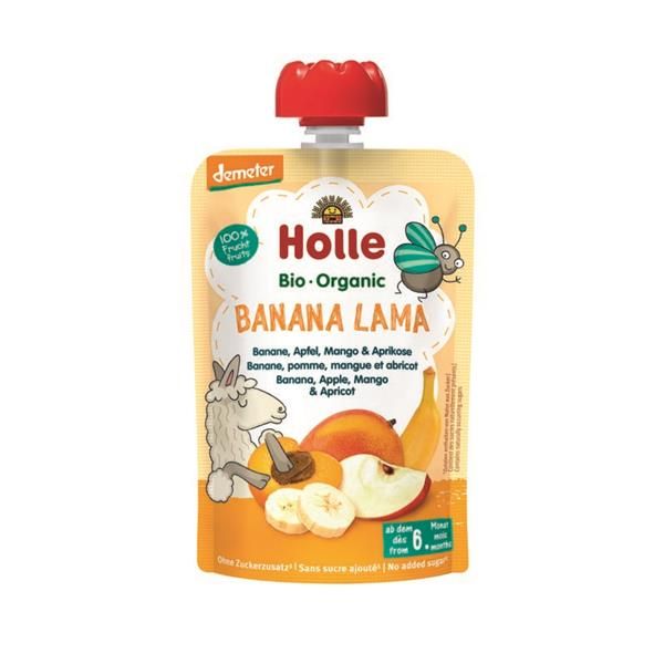 Banana Lama Puré Frutos Bio 6M