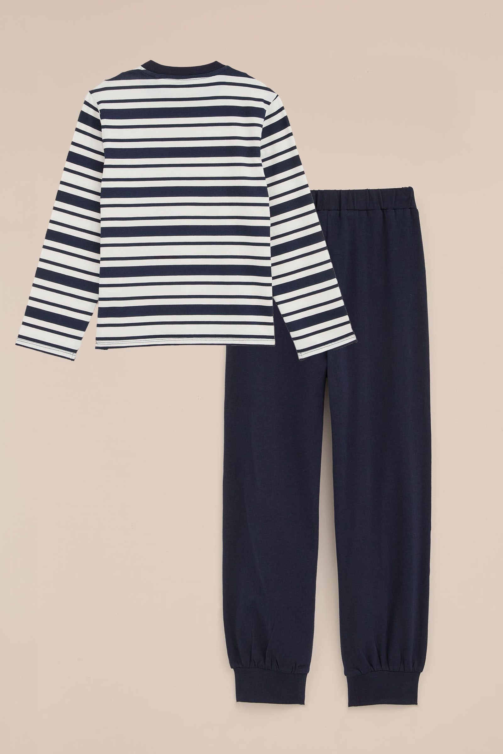 Jongens pyjamaset met dessin WE Fashion Marineblauw