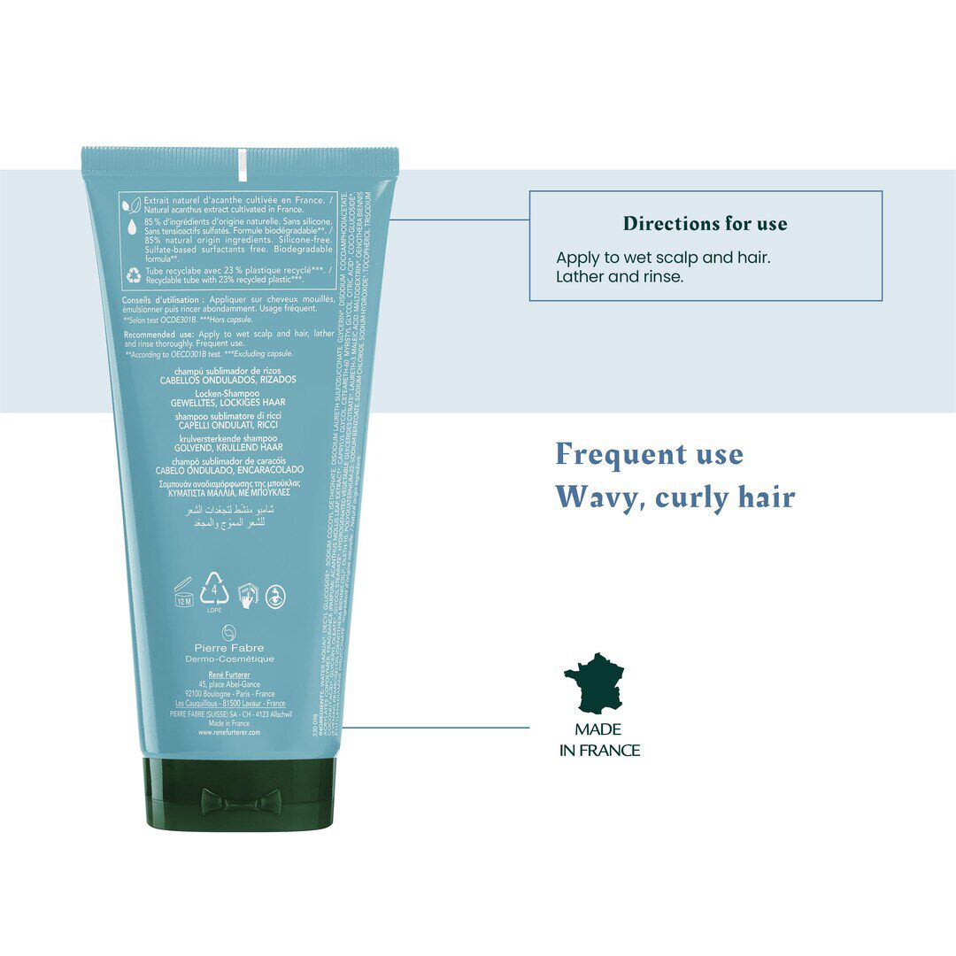 RENE FURTERER  Sublime Curl Champô Sublimador de Caracóis - 200ml