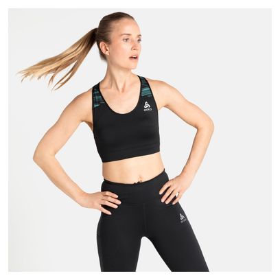 Brassière Odlo Essential Print Noir Femme