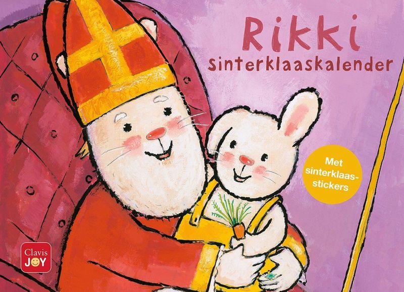 Aftelkalender - Sinterklaas - Kinderboek - Met Stickers