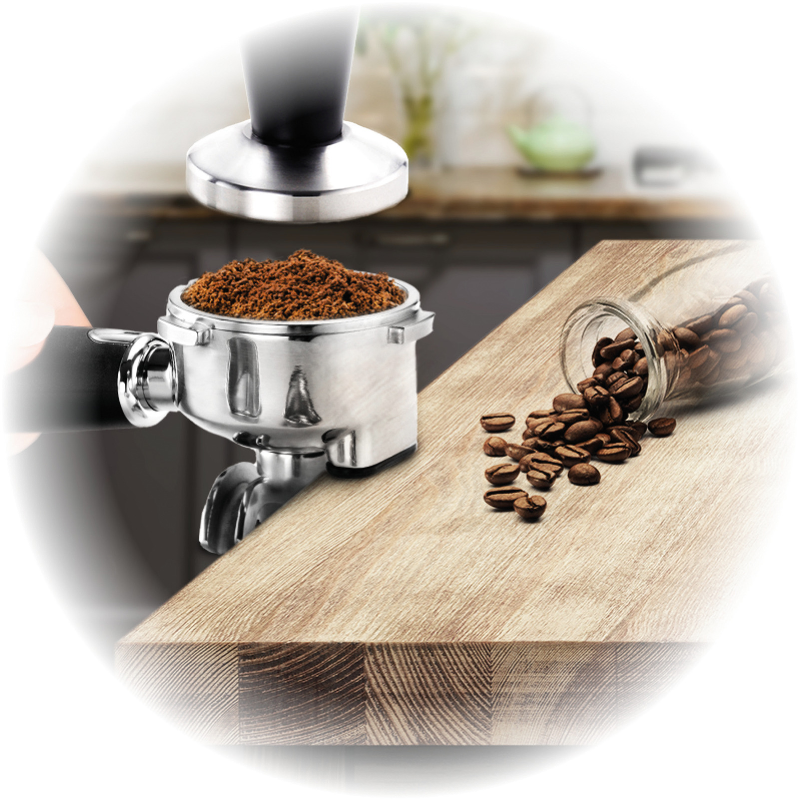 Trisa Espressomaschine Barista Plus, anthrazit