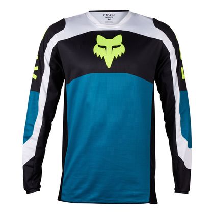 Maillot cross Fox 180 - NITRO 2024 - Bleu