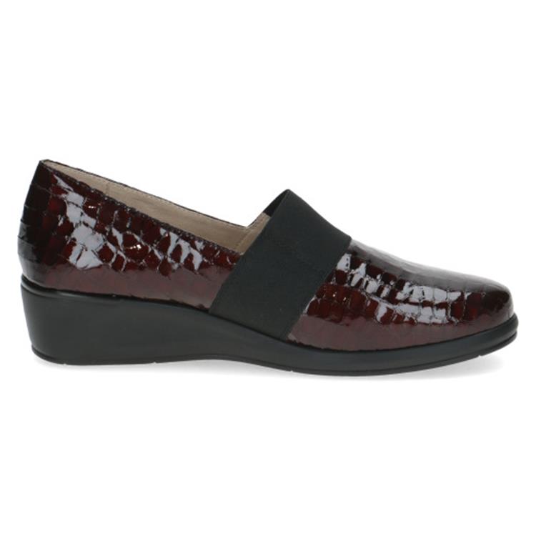 Caprice 9-24351-45 bordo croco pat