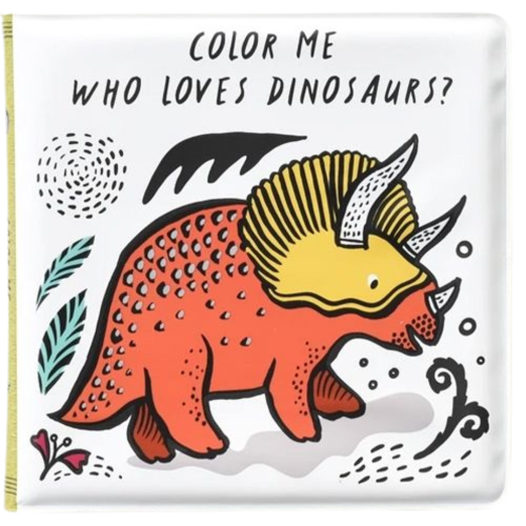 Wee gallery badboekje colour me - who loves dinosaurs?