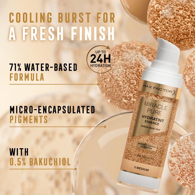 Max Factor Miracle Pure Hydratint Essence Foundation 07 Deep