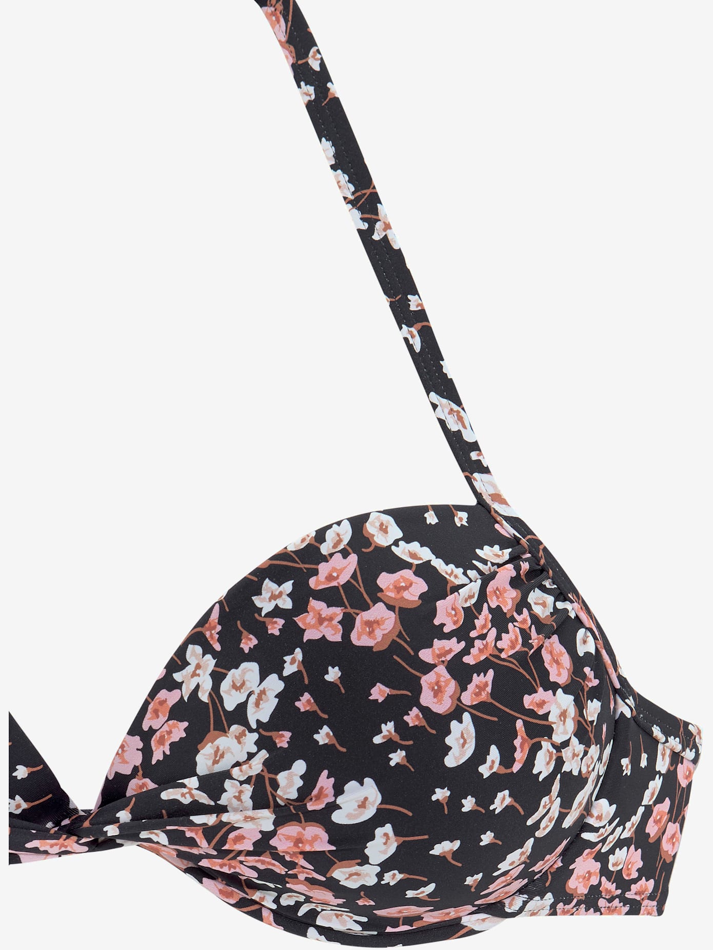 Haut de bikini push-up imprimé fantaisie
