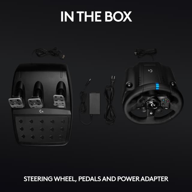 Logitech G923 Xbox racerrat og pedaler